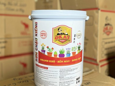 Sơn chậu, sơn hệ nước Okay 5
