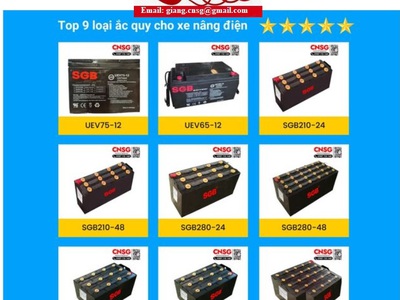 Bình điện  ắc quy  xe nâng điện 24V/210Ah, giá rẻ bảo hành 18 tháng 1