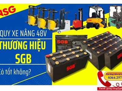 Bình điện  ắc quy  xe nâng điện 24V/210Ah, giá rẻ bảo hành 18 tháng 2