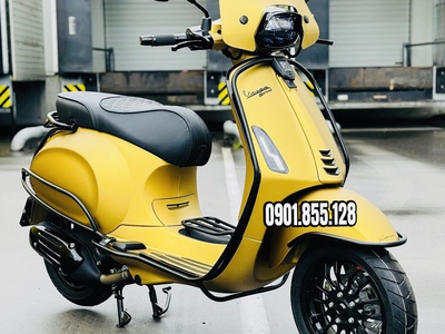 Vespa Sprint Vàng Kim Tiền ở Bidnh Dương 0