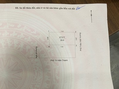 Cần bán nhà mặt phố triệu việt vương, phường nguyễn du, quận hai bà trưng, hà nội 1