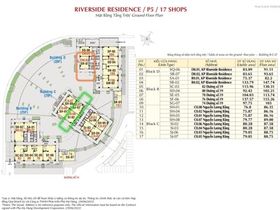 Chính chủ bán hoặc cho thuê  sell or rent   shophouse tại dự án riverside residence 1