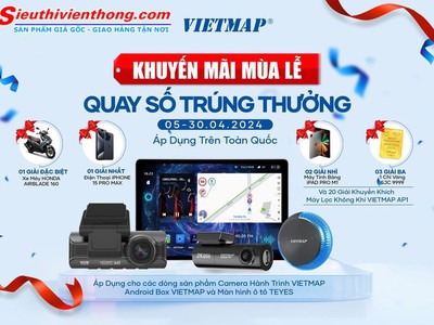 Rinh Quà Hấp Dẫn từ VietMap - Mua Sản Phẩm, Quay Số, Trúng Lớn 0