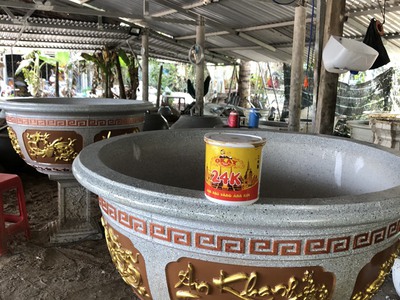 Nhũ Vàng 24K Ánh Kim Okay 3