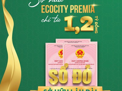 Nhà phố eco city mặt tiền đường hoa hồng chỉ 4 tỷ 230 0
