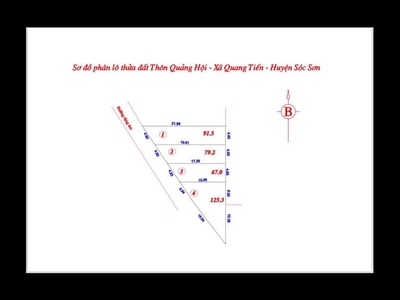 Hàng phân lô f0 mới tinh quảng hội, quang tiến, sóc sơn, hn. còn lâu mới tới 1 tỷ.   thông tin: - 4