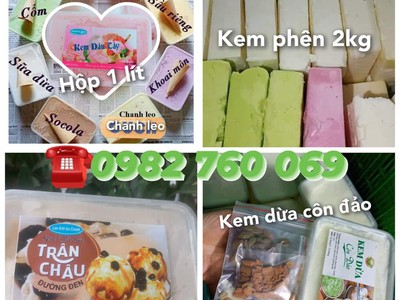 Xưởng Kem tại Vĩnh Phúc Cung Cấp Kem Cân Kí, Kem Đóng Hộp, Ốc Quế Giòn - xốp, Thùng bán kem 12