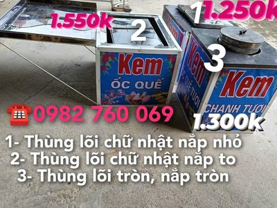 Xưởng Kem tại Vĩnh Phúc Cung Cấp Kem Cân Kí, Kem Đóng Hộp, Ốc Quế Giòn - xốp, Thùng bán kem 13
