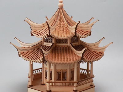 Khám phá vẻ đẹp của nhà bát giác gỗ 0