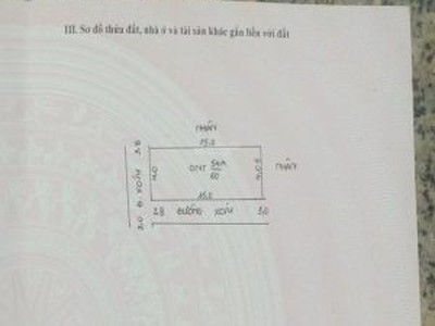 Chính chủ cần bán lô góc 60m2 thôn phượng đồng, phụng châu, chương mỹ 2