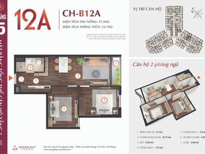 Sở hữu ngay căn hộ đẹp   giá tốt - chính chủ bán căn hộ camellia hoàng huy hải phòng 2