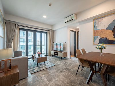 Cho thuê D1 Mension, 608 Võ Văn Kiệt, Phường Cầu Kho, Quận 1 :  - Căn 1 : 2PN, 2WC, full nội thất 7