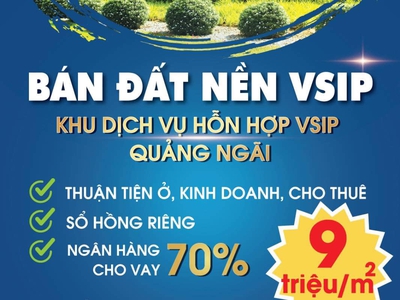 Bán 3 lô liền kề vị trí gần khu công nghiệp VSIP Quảng Ngãi có hơn 30.000 lao động 2