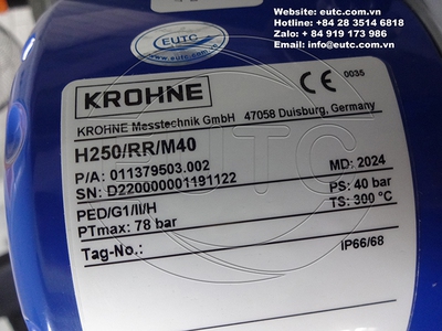 Lưu lượng kế Krohne 1