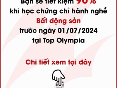Đăng kí học và thi chứng chỉ hành nghề Bất động sản 0