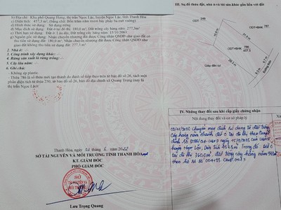 Bán đất chính chủ tại ngọc lặc- thanh hóa 2