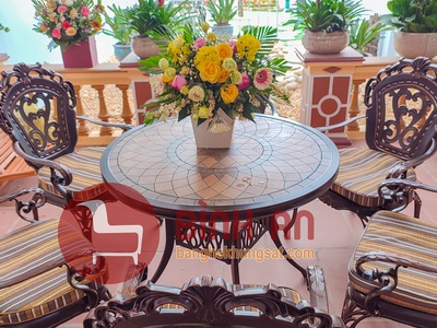 Bộ bàn ghế sân vườn ngoài trời D94 3