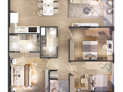 Mở bán căn hộ chung cư The Fibonan đợt 1 ,CK 9 , quà tặng lên đến 45tr,HTLS miễn lãi gốc 24 tháng. 3
