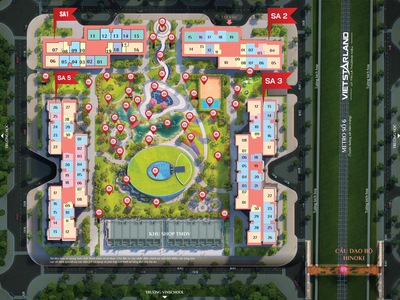 Cần bán 3 phòng ngủ 75m2 giá 3,9 tỷ tòa SA5  Vinhomes Smart City Tây Mỗ. Liên hệ 0967280969 1