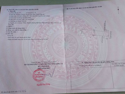 Do làm ăn thua lỗ nên tôi bán miếng đất giá 670tr ngộp thu hồi lại vốn,đất tôi ở Đức Hòa 1