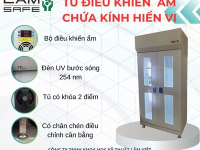 Tủ điều khiển ẩm chứa kính hiển vi 0