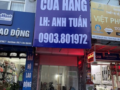 Cho thuê cửa hàng/VP mặt đường ngã tư số nhà 38 Nguyễn Xiển, Thanh Xuân. Tầng 1- 30m2. 15tr/tháng 0