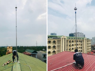 Dịch vụ xây lắp chống sét nhà xưởng tại Hà Nội uy tín, chuyên nghiệp 0