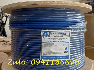 Cáp mạng CAT6 ngoài trời UTP - có dây chịu lực gia cường - Outdoor ACT-6LANOD-305BK 6