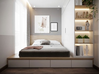 99  Mẫu giường giật cấp cho không gian sống hiện đại tiện nghi 0