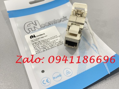 Thanh đấu nối mạng âm tường 24 cổng CAT6A FTP mã ACT-24S1U, ACT-S6A-T001 ANCOMTECK 6