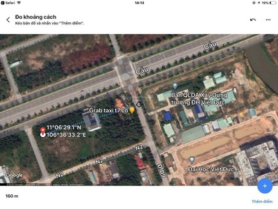 Đất góc gần trường đại học quốc tế Việt Đức cho thuê và kinh doanh được ngay 0