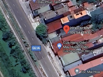 Chính chủ bán lô đất thổ cư 80m2 mặt quốc lộ 1A tại trung tâm Huyện Phú Xuyên  gần chợ Lịm 3