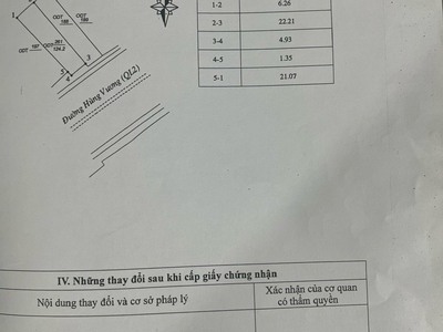 Bán nhà mặt phố Hùng Vương, Đồng tâm, Vĩnh Yên, Vĩnh Phúc. DT 124m2 giá chỉ 45 triệu/m2 1