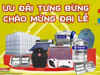 Bonnuocsonha.com.vn Ưu Đãi Tưng Bừng   Chào Mừng Đại Lễ   30/4   1/5 0