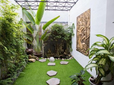 Cho thuê nhà ở kiệt đẹp sân vườn 2 tầng kiệt Điện Biên Phủ - Thanh Khê 0