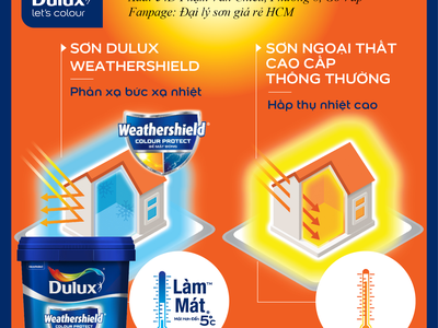Sơn Dulux Weathershield color protect lựa chọn hoàn hảo bảo vệ ngôi nhà bạn khỏi thời tiết nắng nóng 0