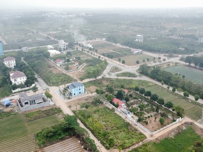 Bán đất nền tự xây dựng khu A Cienco5 Mê Linh dãy LK11-LK10 6