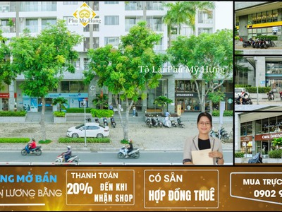Shophouse mặt tiền nguyễn lương bằng - sẵn hợp đồng thuê dài hạn - thanh toán giãn. lãi suất 0 0