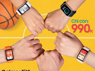Cùng hội cùng thuyền cùng  diện  Galaxy Fit3. Với 100 mặt đồng hồ đa dạng, cả đội dễ dàng biến tấu ă 0
