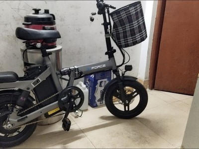 Xe điện gấp gọn G-FORCE D14 màu ghi xám khung Hợp kim thép 0
