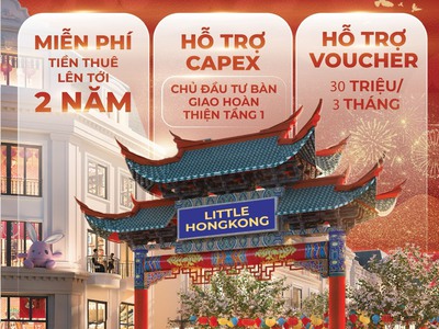 Cho thuê miễn phí MBKD Little Hongkong - Vinhomes Ocean Park 2 0