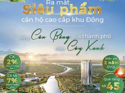 Mở bán căn hộ đợt 1 tại dự án The Fibonan Ecopark 4