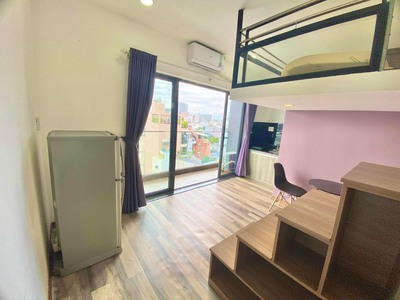 Cho thuê căn hộ có gác full nội thất có cửa sổ thoáng mát ngay tại Phan Tây Hồ Phú Nhuận 3