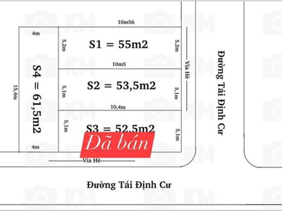 Bán 222,4 chia 4 lô Tại tuyến 2 Ngô Gia Tự   Đường Rộng - có vỉa hè  , Thành Tô, Hải An, Hải Phòng 1