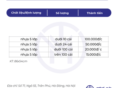 Báo giá in ấn giá rẻ tại Hà đông, Hà Nội 7