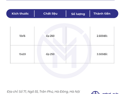 Báo giá in ấn giá rẻ tại Hà đông, Hà Nội 6