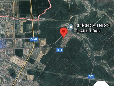 Bán lô đất ngay cầu ngói thanh toàn, gần các dự án lớn đang triển khai - giá đầu tư 0