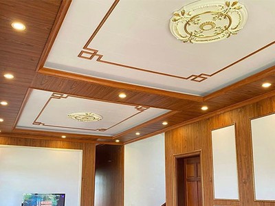 Làm trần bằng tấm nhựa nano 4