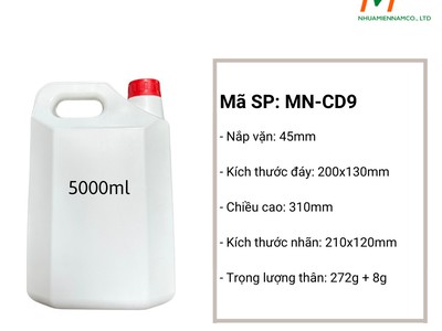 Can nhựa HDPE 5lít cho phân bón 1