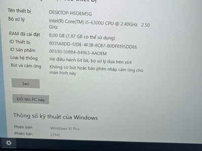 Laptop dell latitude 5480 i5 6300u/8gb/256gb/14  - giá chỉ 4,500,000 đ 0